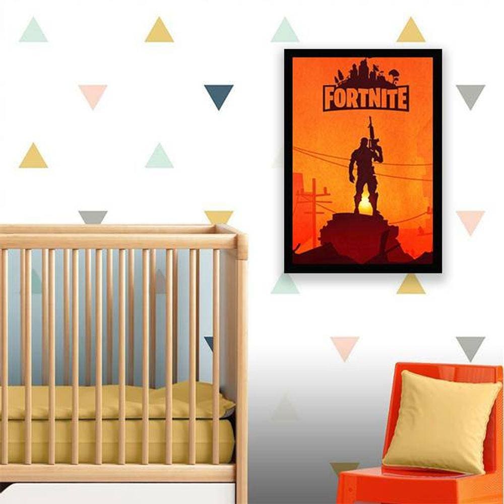 Quadro Decorativo Poster Fortnite
