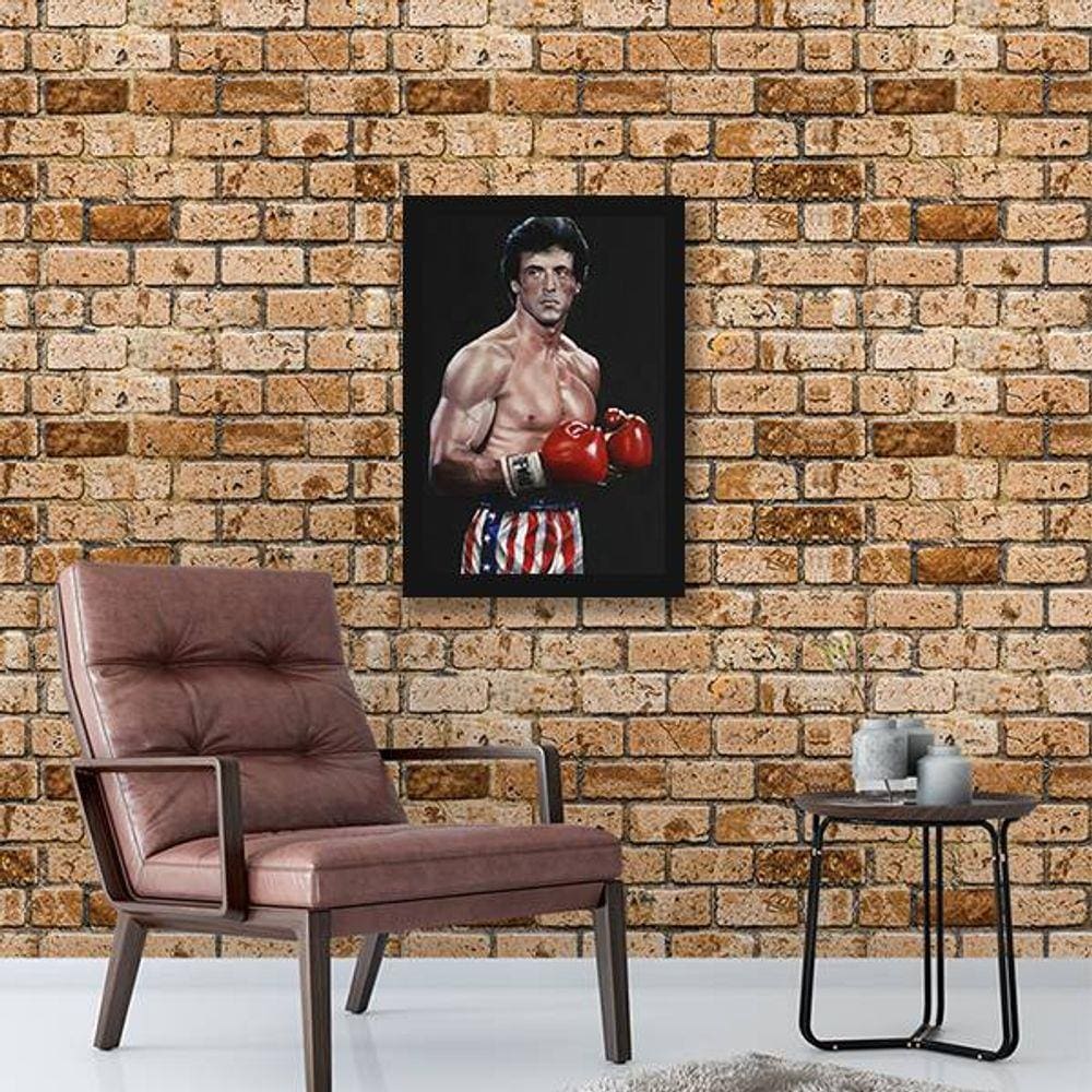 Quadro Decorativo Rocky Balboa Boxe