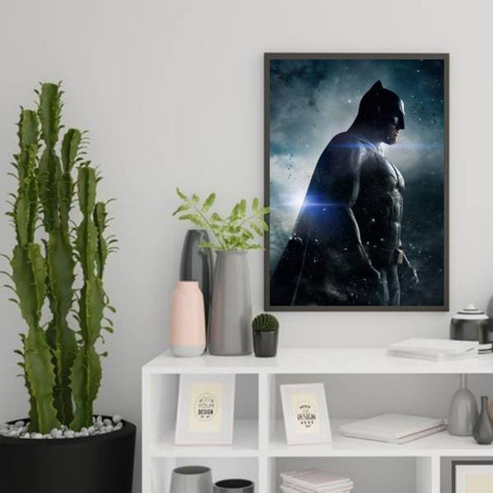 Quadro Decorativo Fotografia Batman Cavaleiro das Trevas