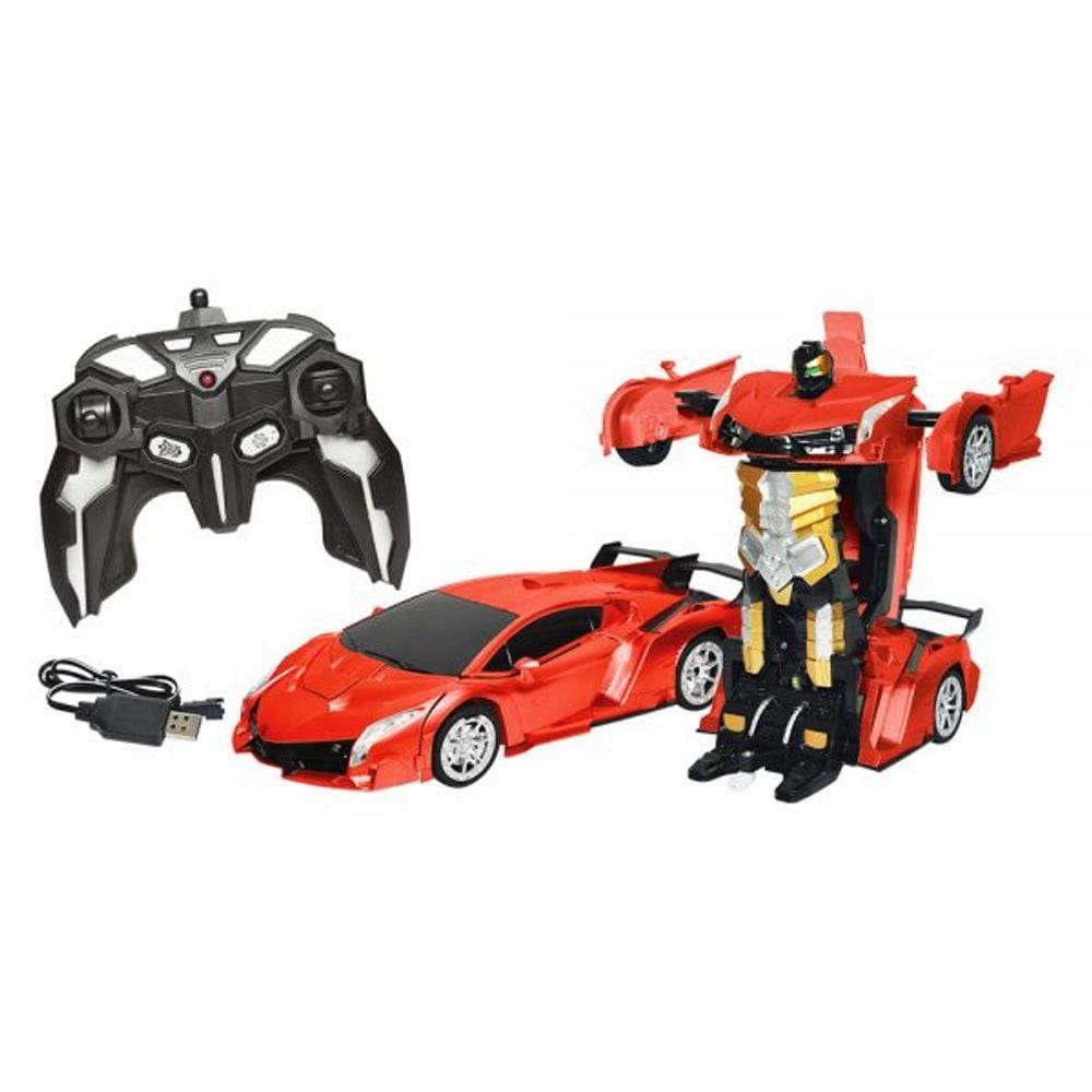 Carro Controle Remoto Sem Fio Transformavel