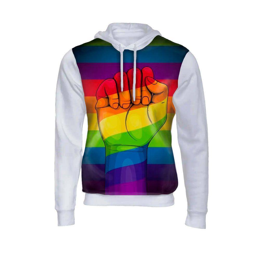 adidas gay pride moletom com capuz