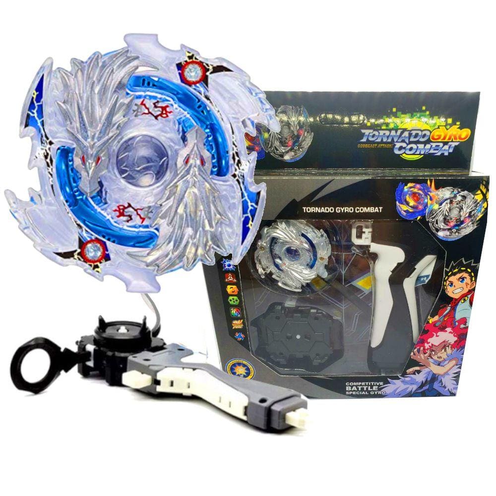 Lançador para Beyblade Cyber Edition Preto Takara Tomy - Pião de