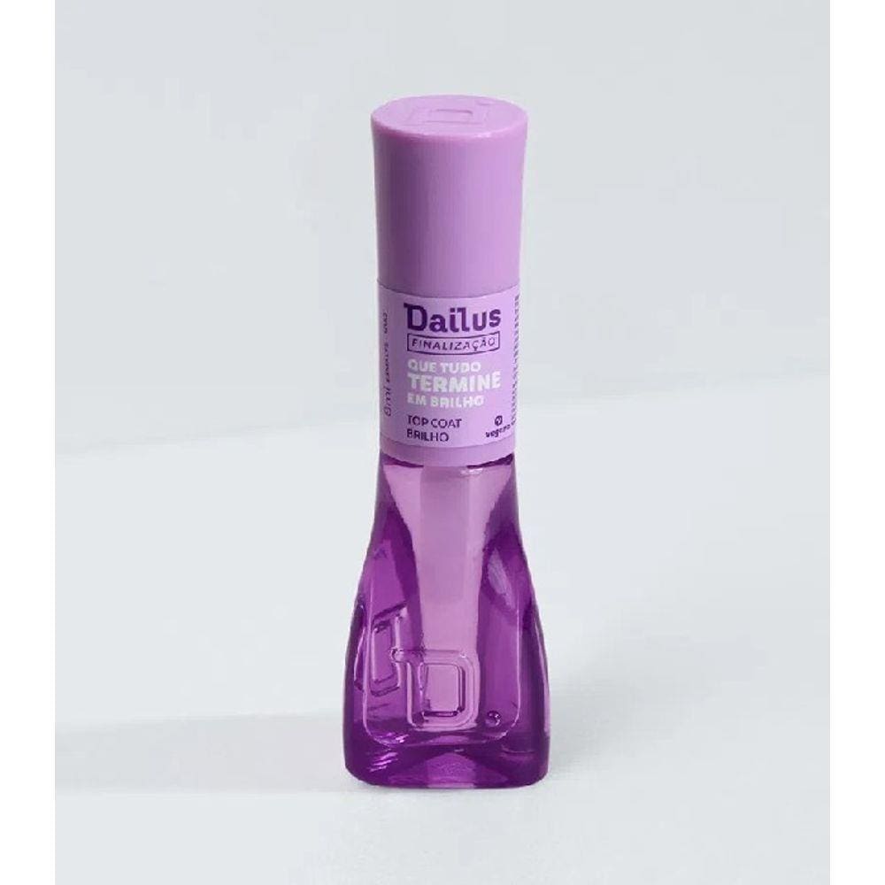 Esmalte Dailus Top Coat Que Tudo Termine Em Brilho