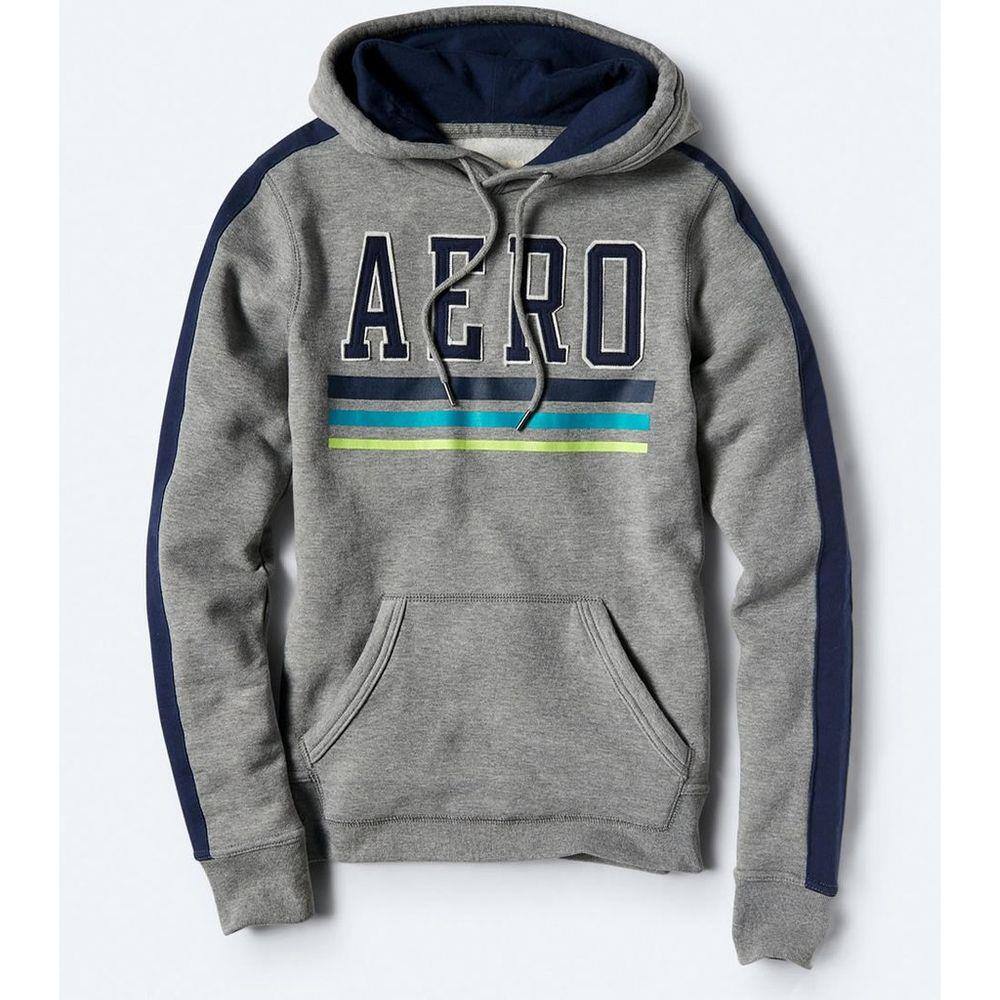 aeropostale gray moletom com capuz