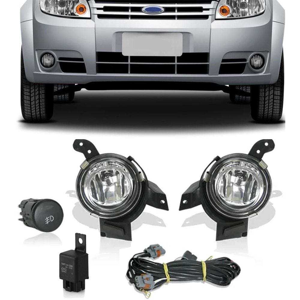 Kit Farol de Milha Neblina Ford Fiesta 2008 2009 2010 2011