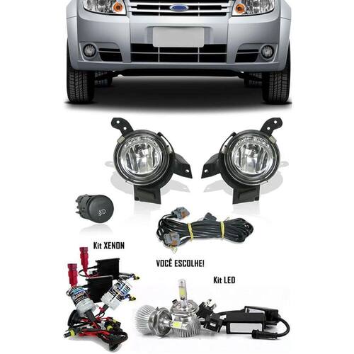 Mew Mew Elucidation saint Kit Farol de Milha Neblina Ford Ka 2008 2009 2010 2011 + Kit Xenon 6000K 8000K ou Kit Lâmpada Super LED 6000K | Extra Mew Mew Elucidation saint Kit Farol de Milha Neblina Ford Ka 2008 2009 2010 2011 + Kit Xenon 6000K 8000K ou Kit Lâmpada Super LED 6000K | Extra