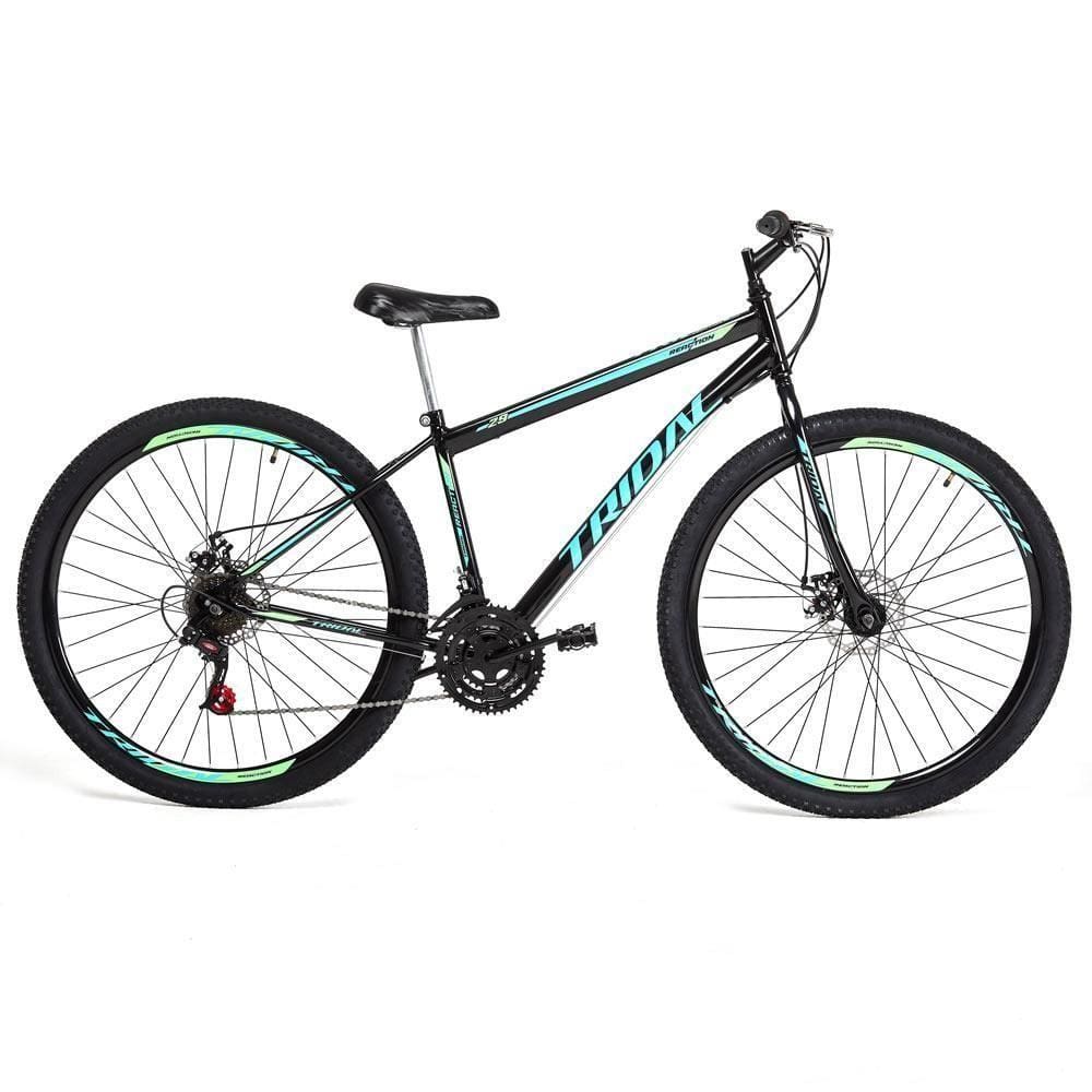 Bicicleta Reaction Mountain Bike Aro 29 Preto Tridal Bike