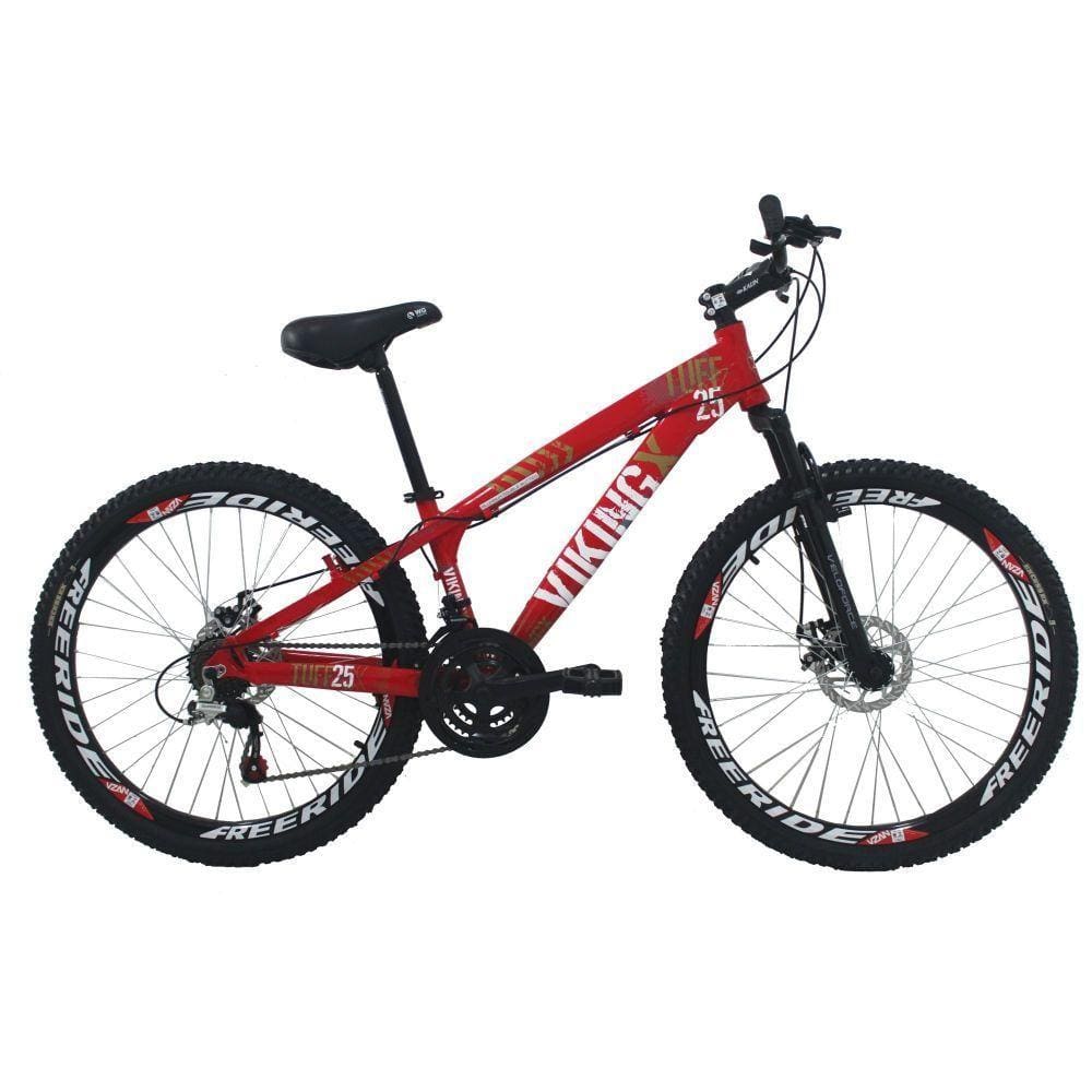Bicicleta Tuff30 Freeride Aro 26 Freio a Disco Viking