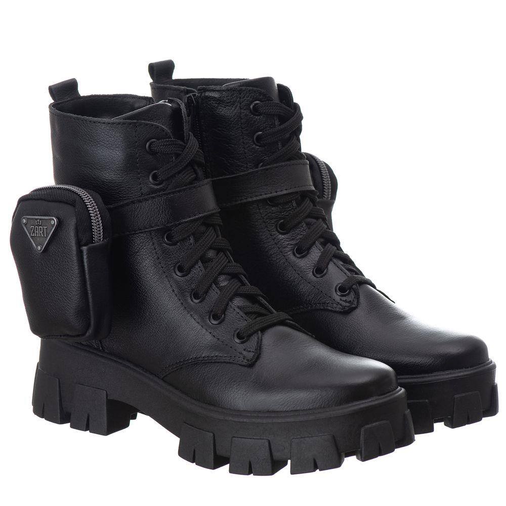 Bota Tratorada Feminina Preta Kit Cano Médio | Extra