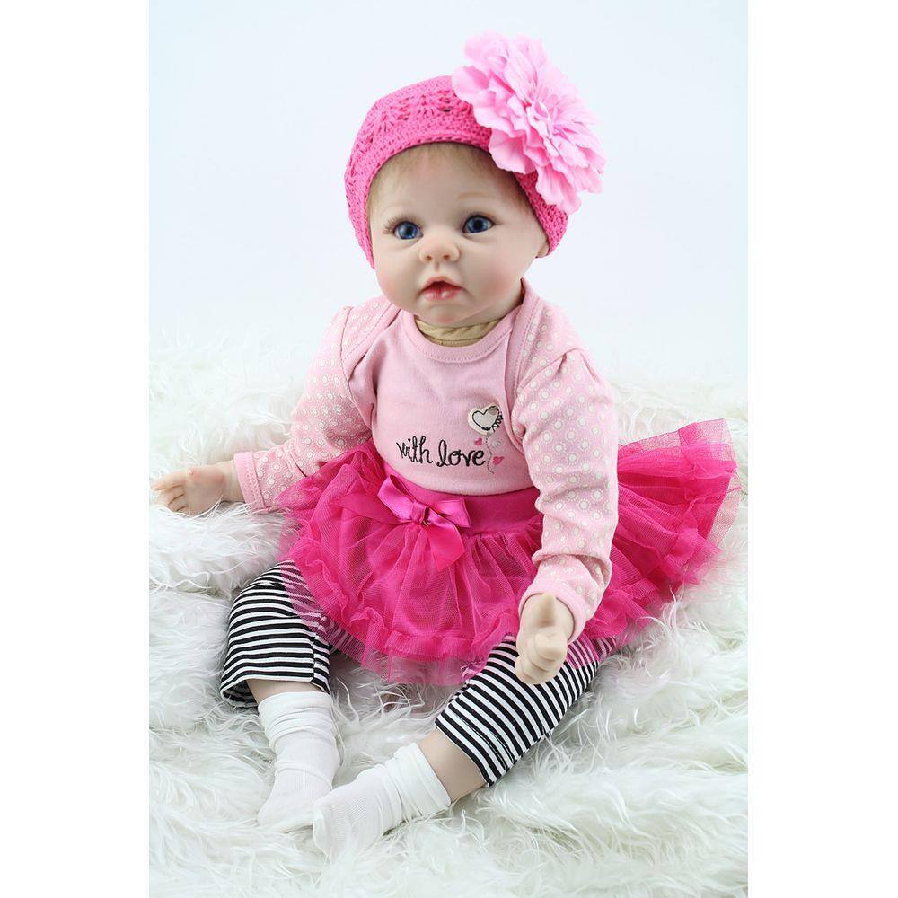 Zero Pam Reborn Baby Dolls Silicone Full Body Anatomically Correct Baby  Doll That Look Real (Dark Pink Girl Doll) - Yahoo Shopping