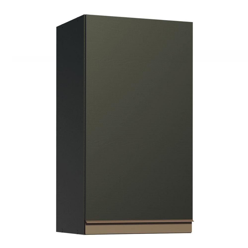 Armário Aéreo Madesa Reims 35cm 1 Porta Preto