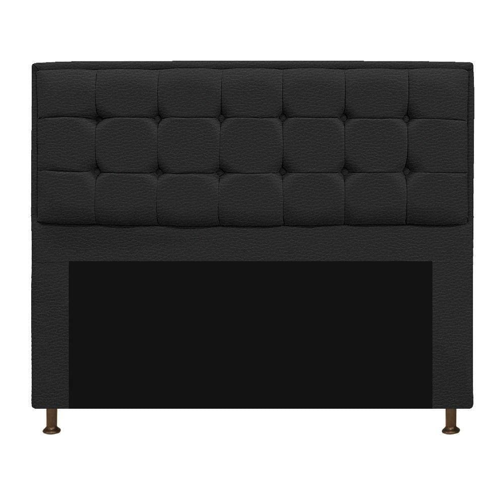 Cabeceira Copenhague 195cm King Size Corano Preto