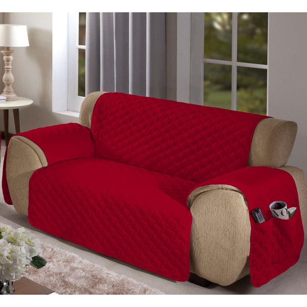 Protetor Para Sofá 2 Lugares Com Bolso Multiuso