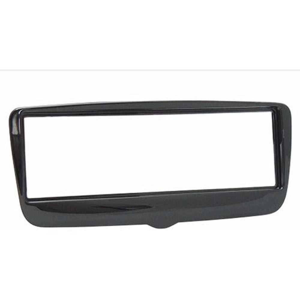 Moldura 1 Din Linha Fiat Grafite Escuro Brilhante