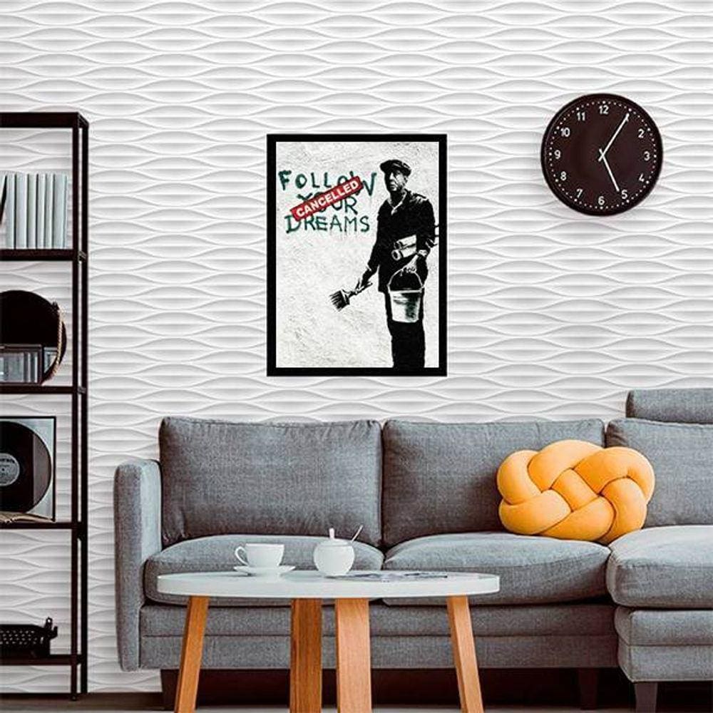 Quadro Decorativo Banksy Follow Your Dreams