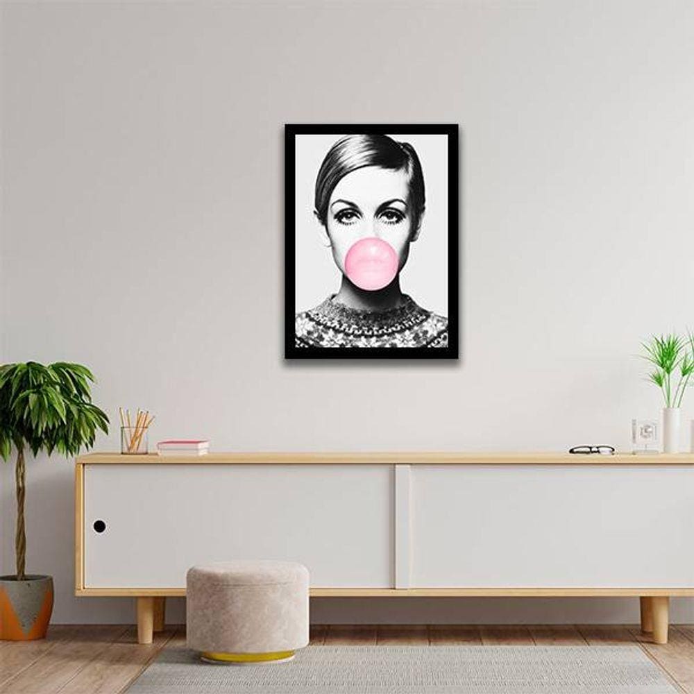 Quadro Decorativo Twiggy Chicletes
