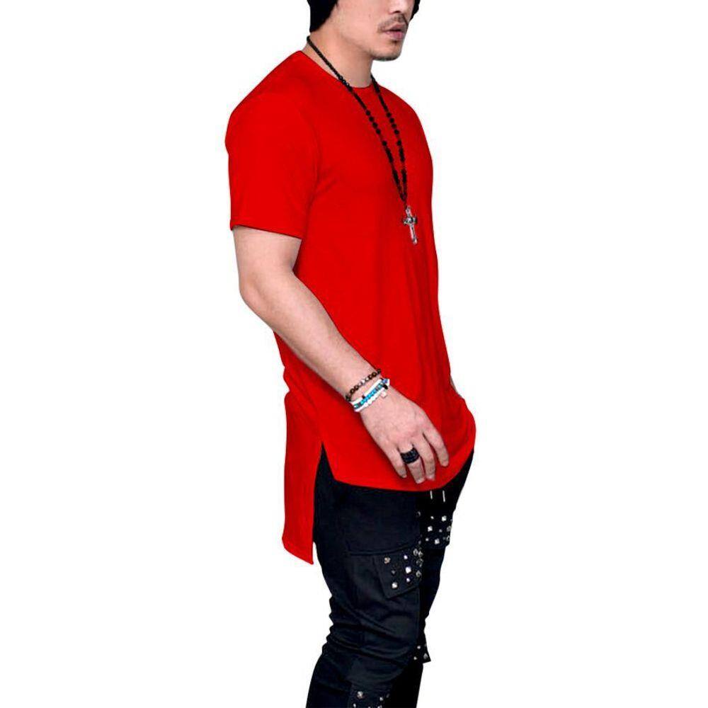 camiseta preta lisa oversized