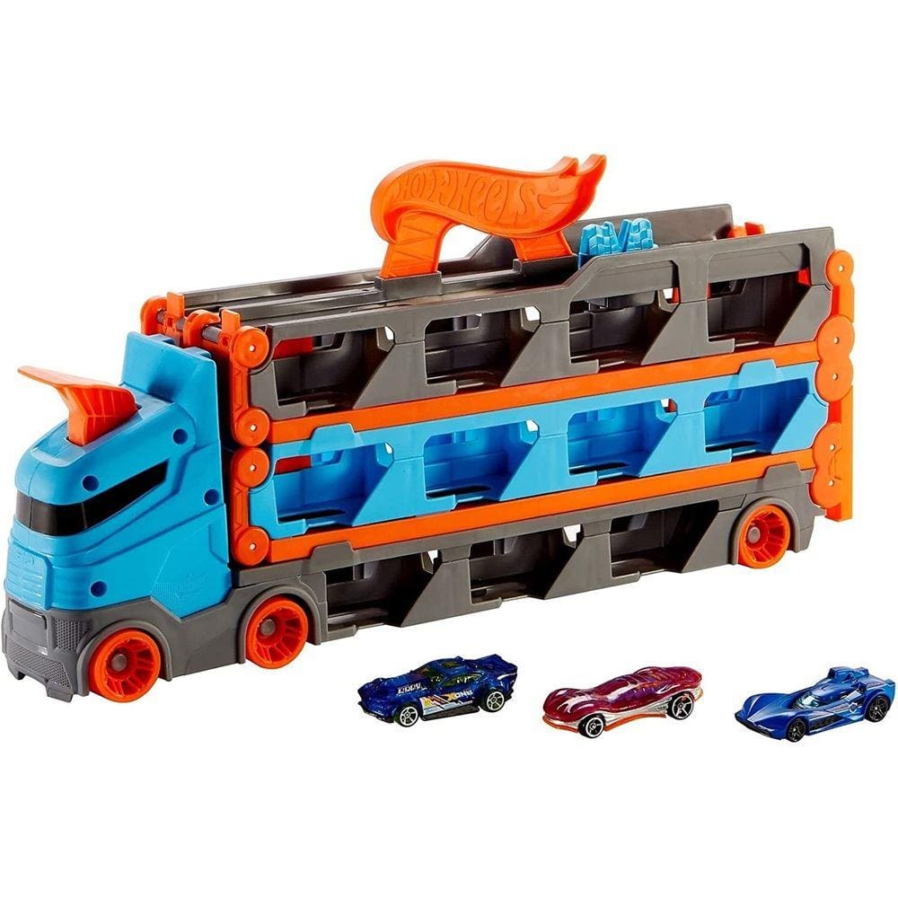 Hot Wheels Caminhão Pista C/Carrinhos - Mattel GVG37