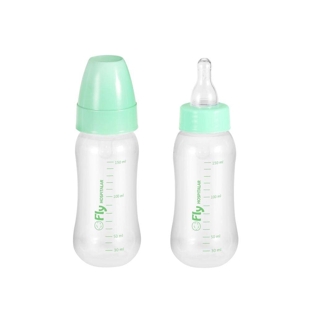 Mamadeira Hospitalar Autoclavável 150ml Bico Redondo Fly