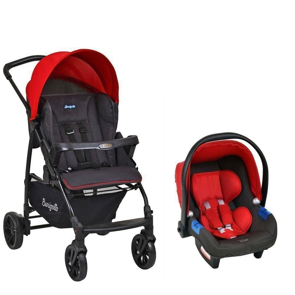 Carrinho de Bebê Travel System Ecco Vermelho - Burigotto