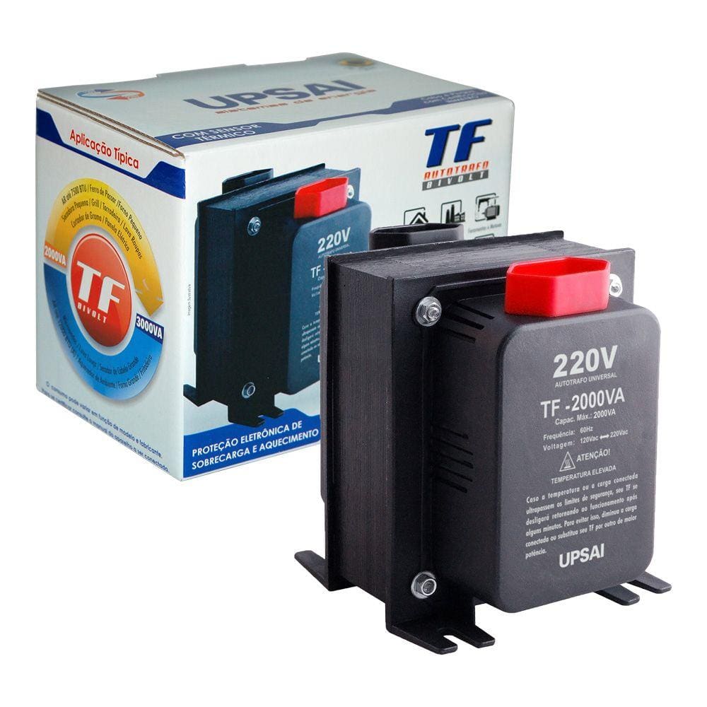Auto Transformador 2000Va Bivolt Upsai Bivolt