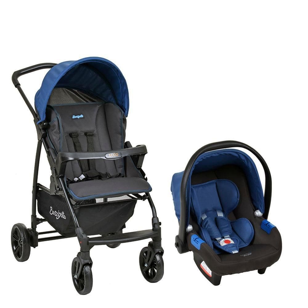 Carrinho de Bebê Travel System Ecco Azul - Burigotto