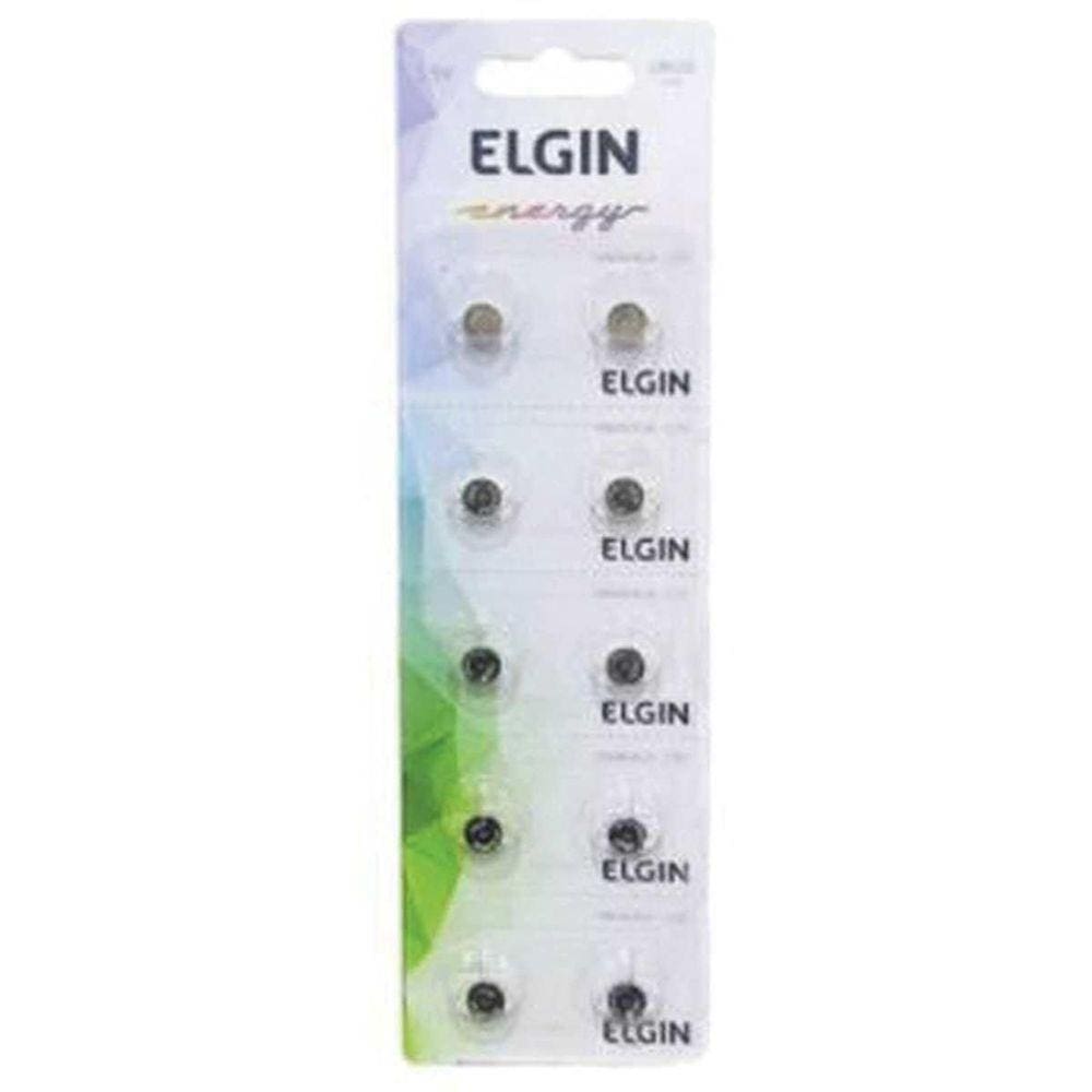 Bateria Elgin Lr626 Ag4 1.5v cartela com 10 Unidades