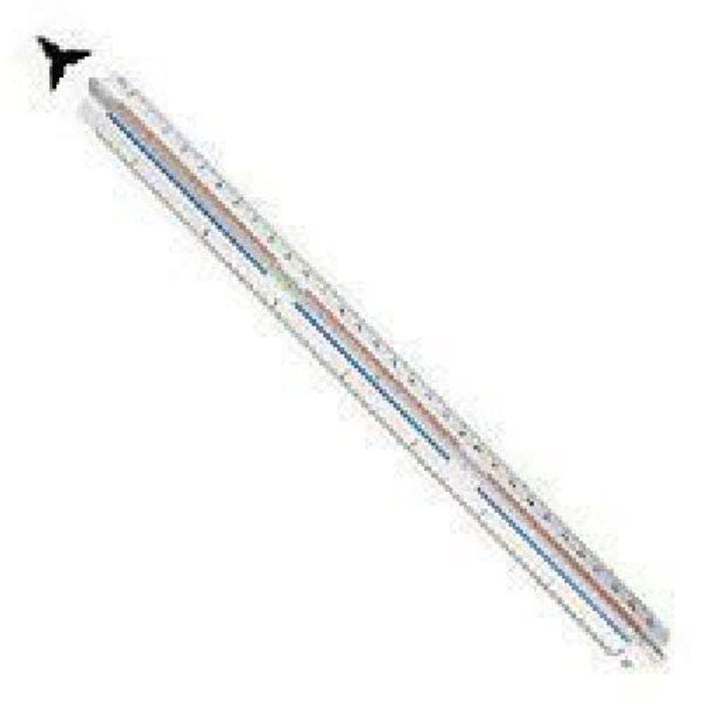 Escalímetro Triangular Trident 7830/1 Em Resina 30Cm