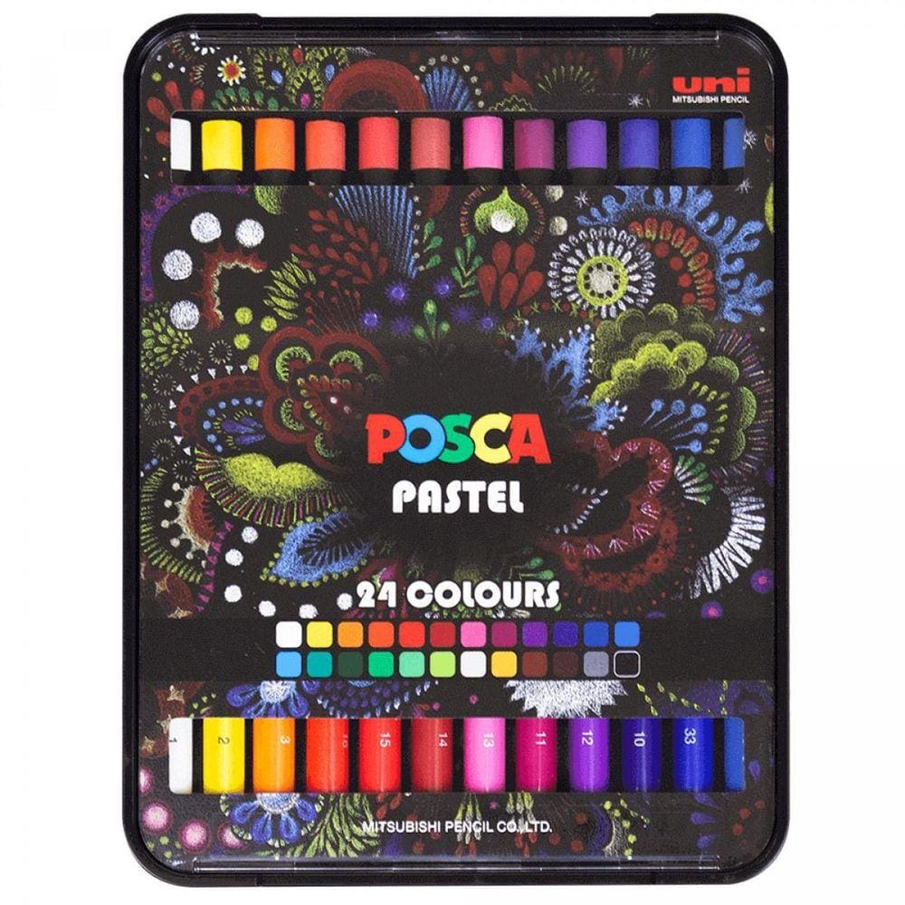 Giz Pastel Posca - 24 Cores