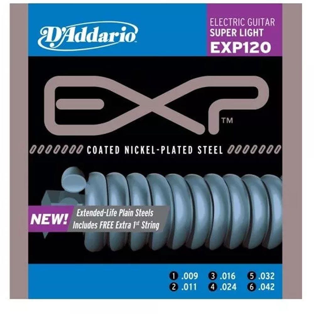 Encordoamento para Guitarra 009 EXP120 D addario