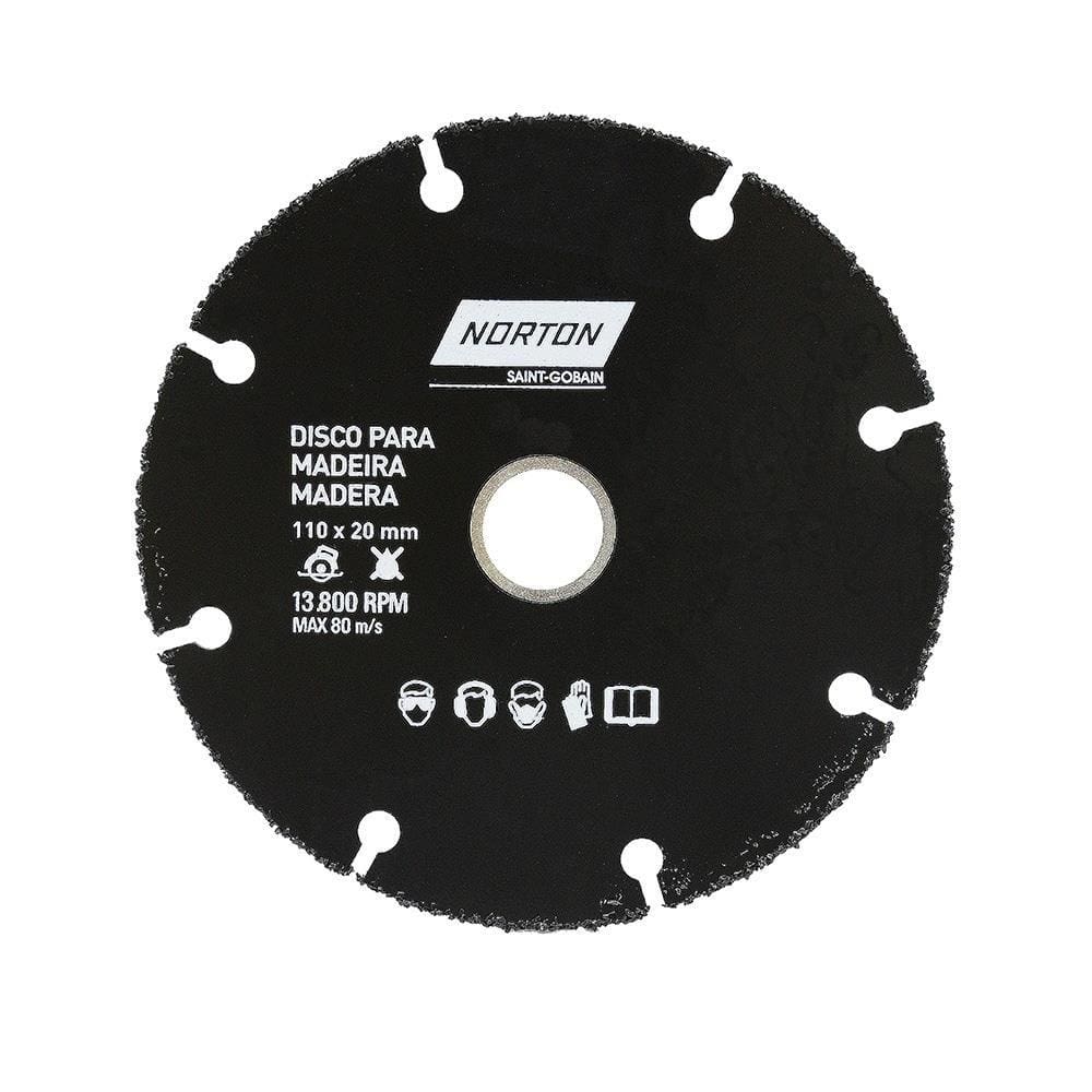 Disco Corte Madeira Norton Serra Mármore 4.3/8 110 x 20mm
