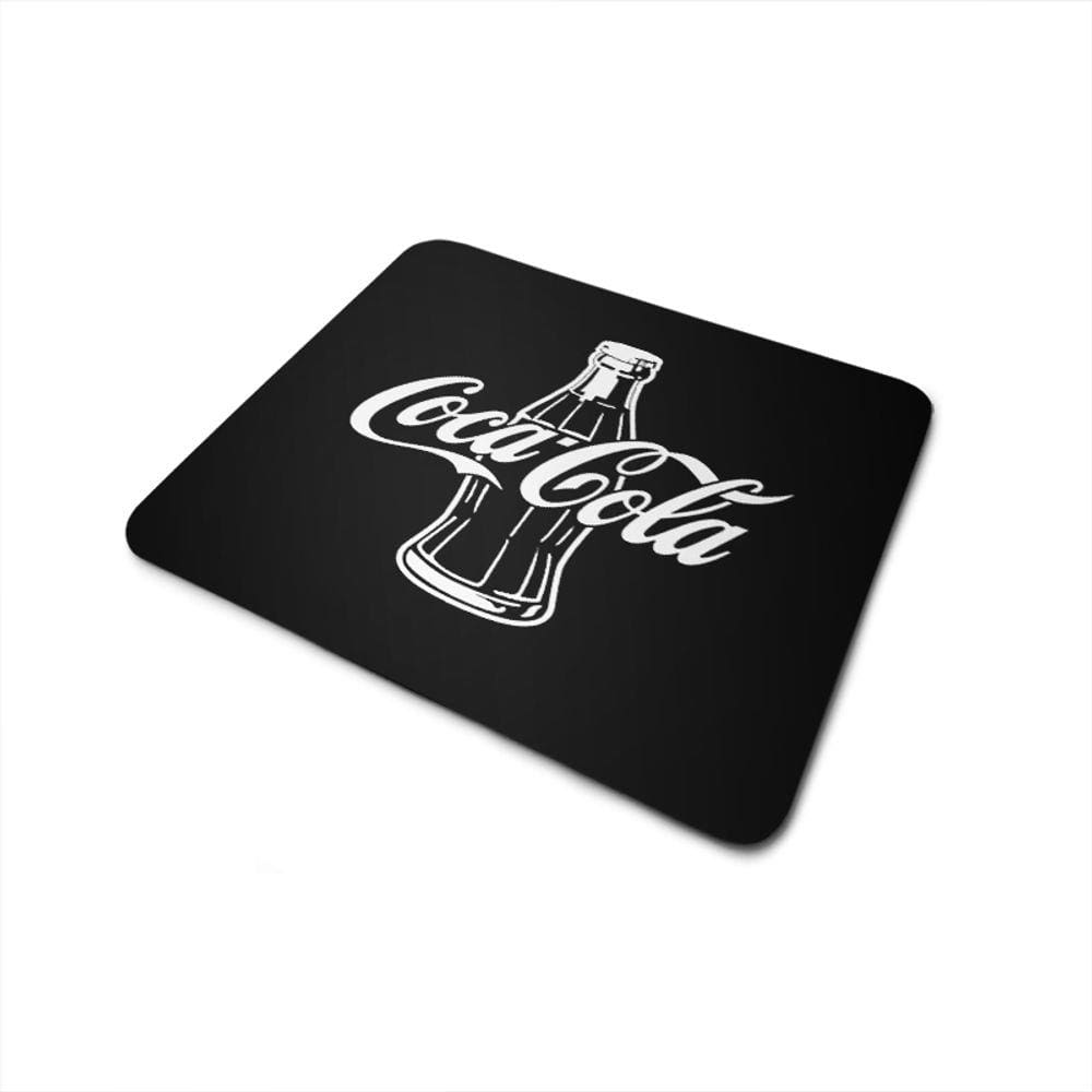 Mouse Pad Antiderrapante Coca Cola Preto