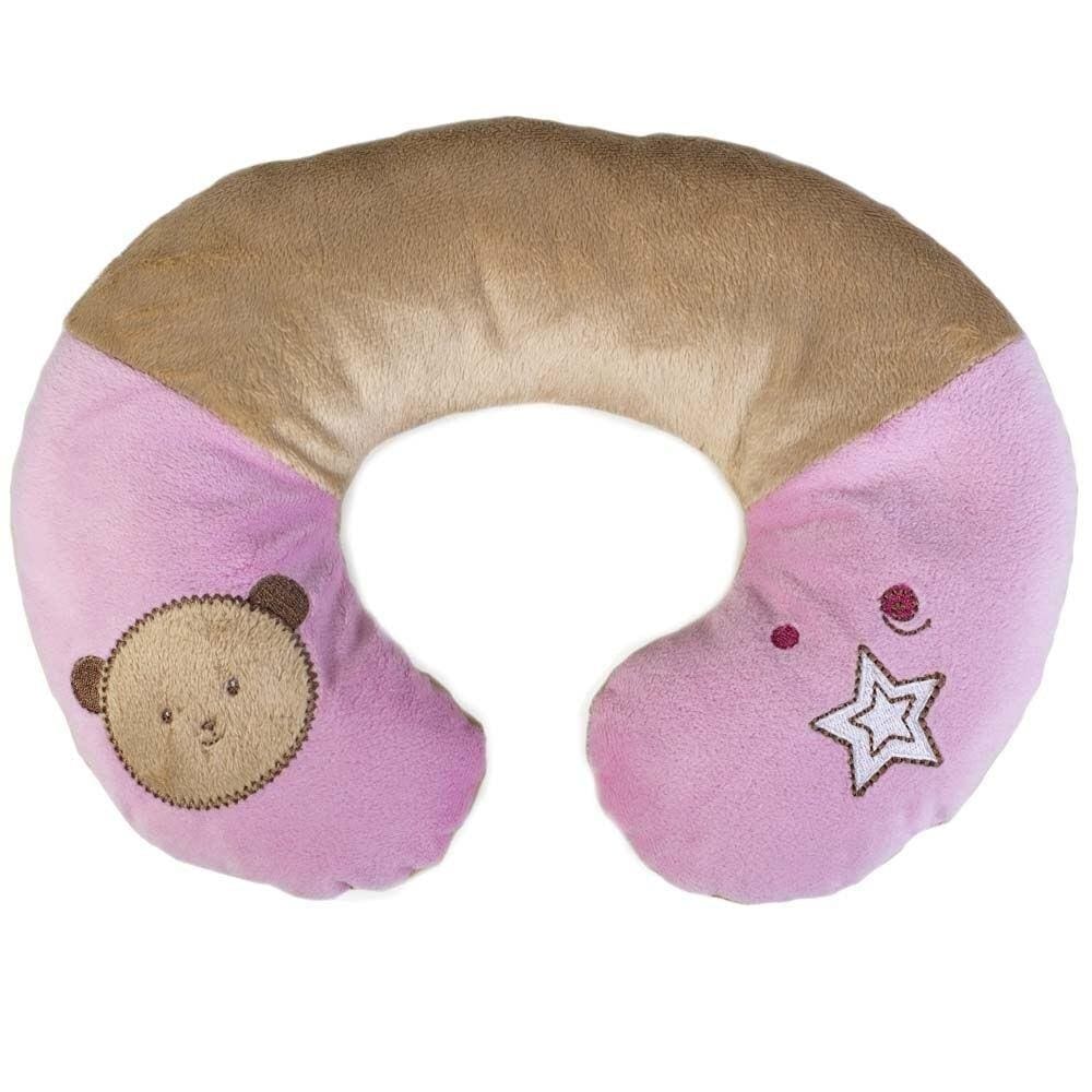 Suporte Pescoço suporte cabeça Pequeno Urso Rosa Kababy