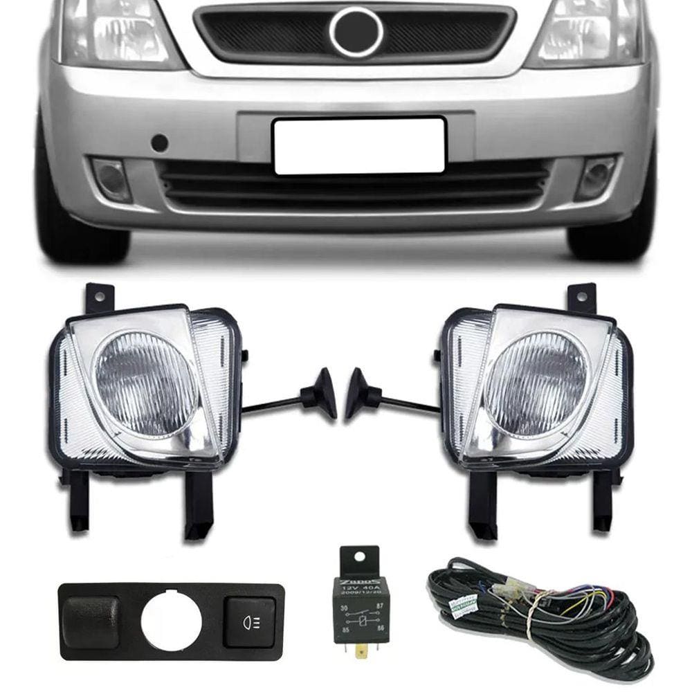 Kit Farol De Milha Neblina Chevrolet Meriva 2002 À 2012