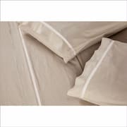 Jogo de Lençol 400 Fios Toque Suave e Macio Ponto Palito Cama Queen 3 Peças Casa Dona