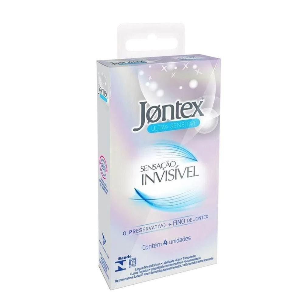 Preservativo Jontex Sensação Invisível - 4 Unidades