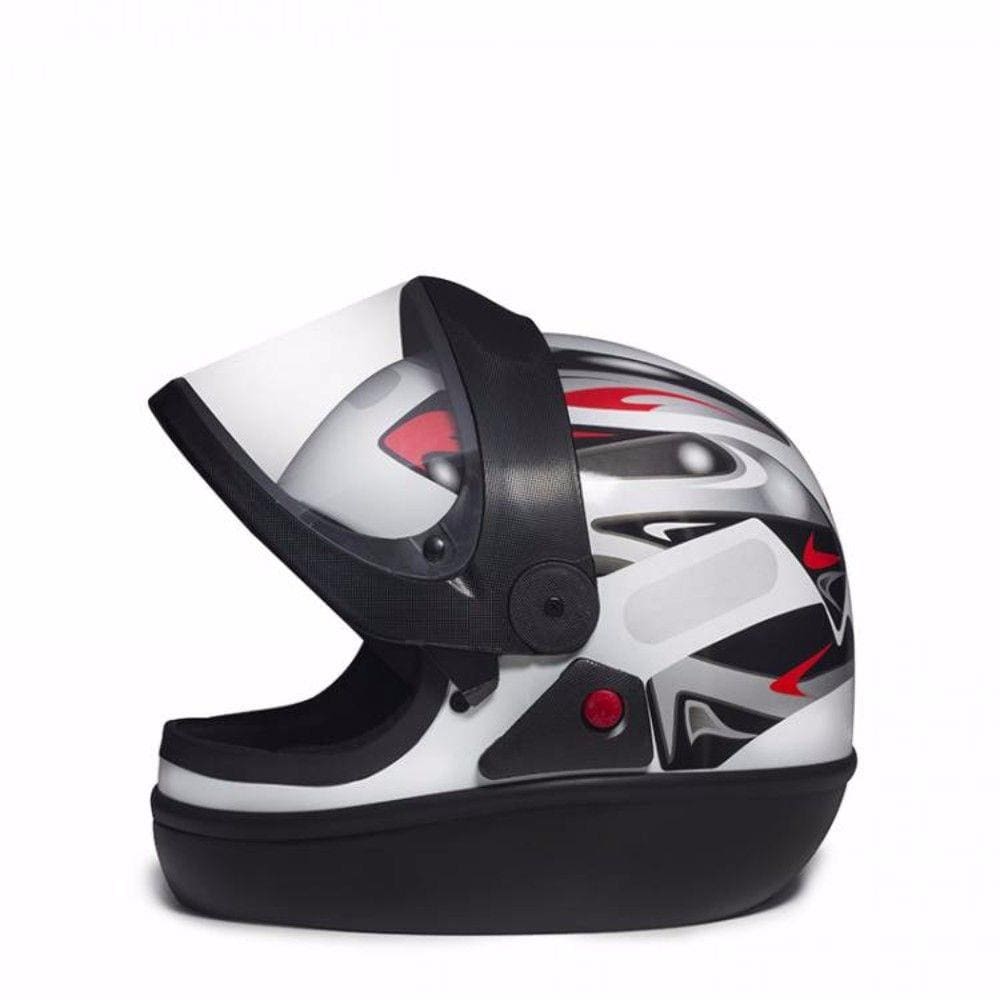 Capacete San Marino Mais Viseira Fumê - Branco