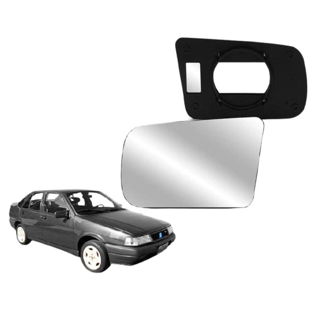 Lente Retrovisor Com Base Tempra Eletrico 93.. Lado Direito