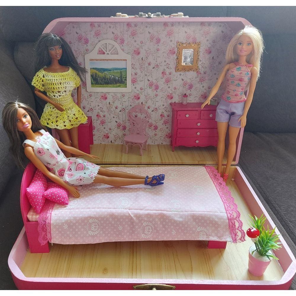 Caminha infantil da barbie quarto menina