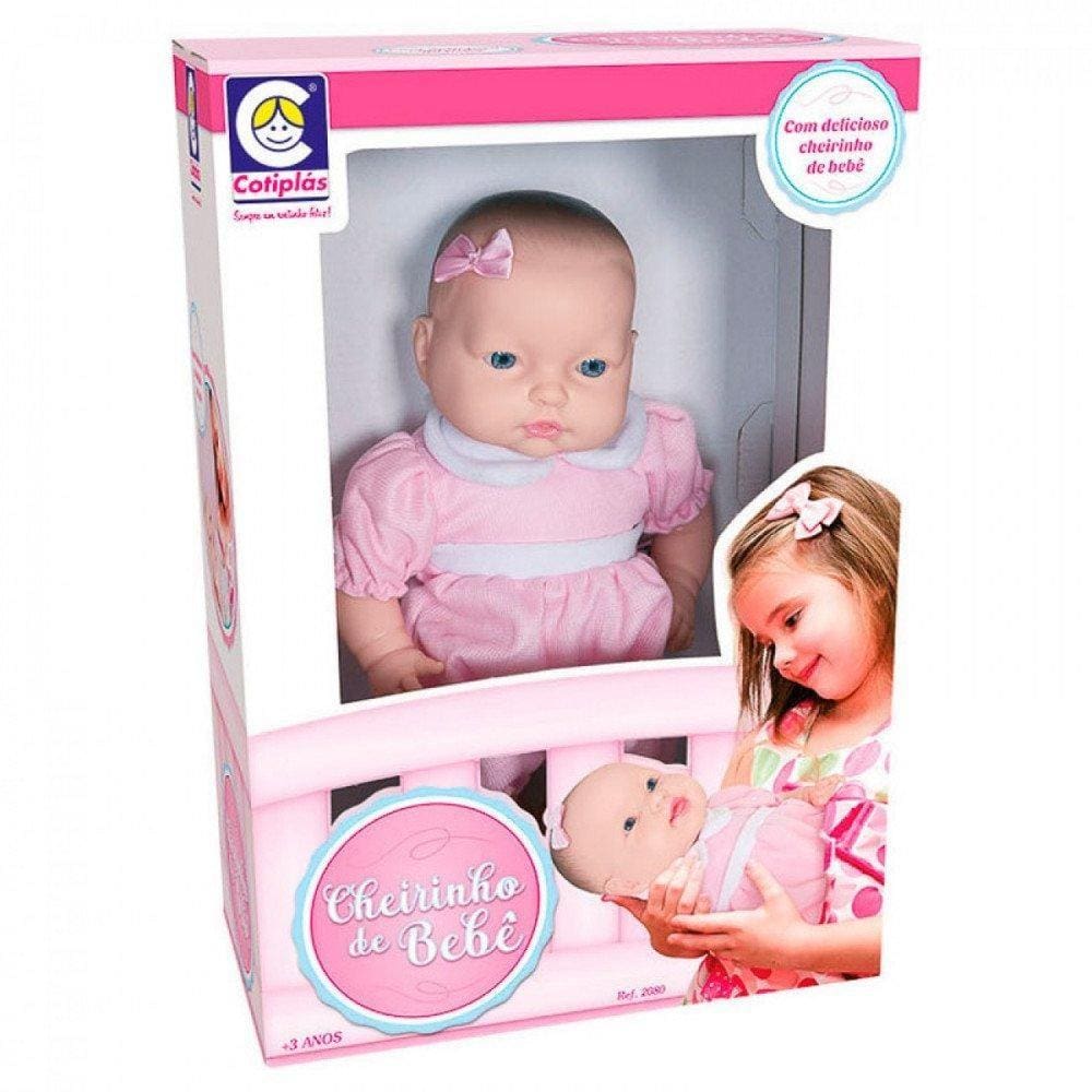 Boneca Cheirinho de Bebê Cotiplás