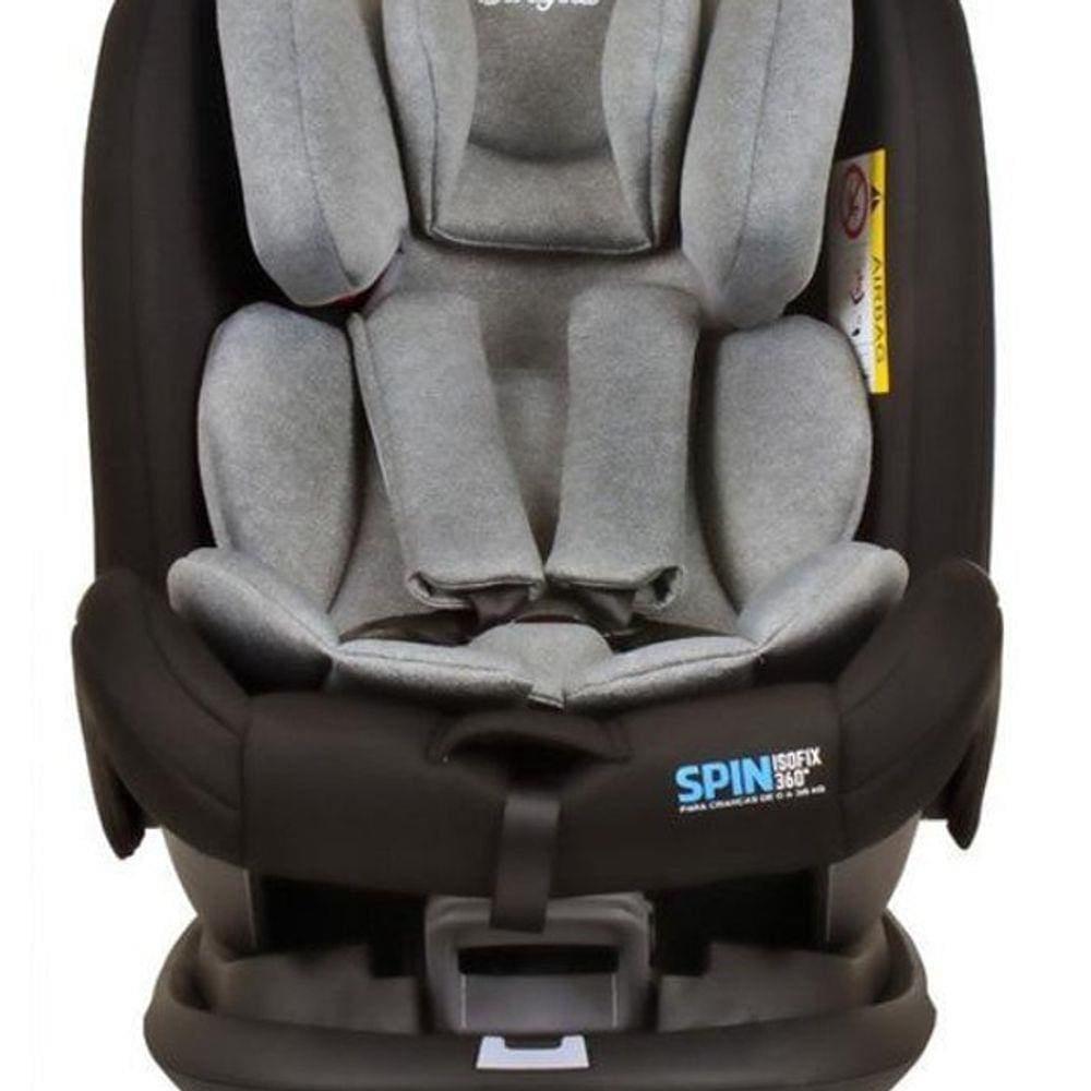 Cadeirinha Carro Spin Isofix 360 9-36 Kg Gray Burigotto
