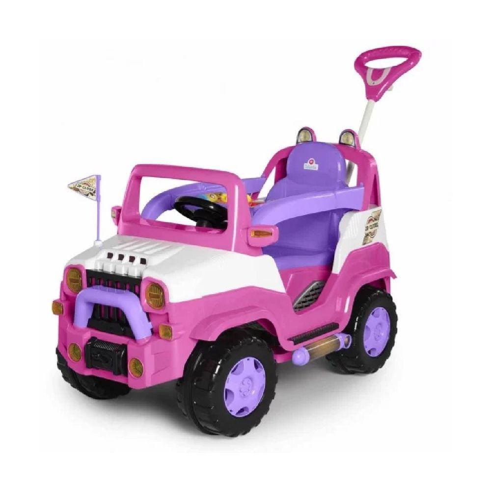 Mini Veículo Infantil Diipi Rosa da Calesita Tateti 1028