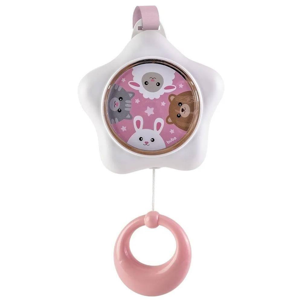Estrelinha Musical Buba Animais Rosa 12763