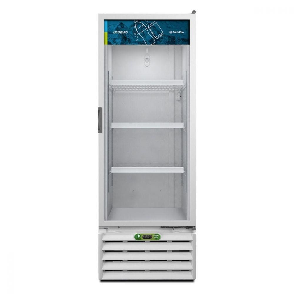 Expositor Refrigerado de Bebidas Metalfrio 398 Litros Branco VB40RL