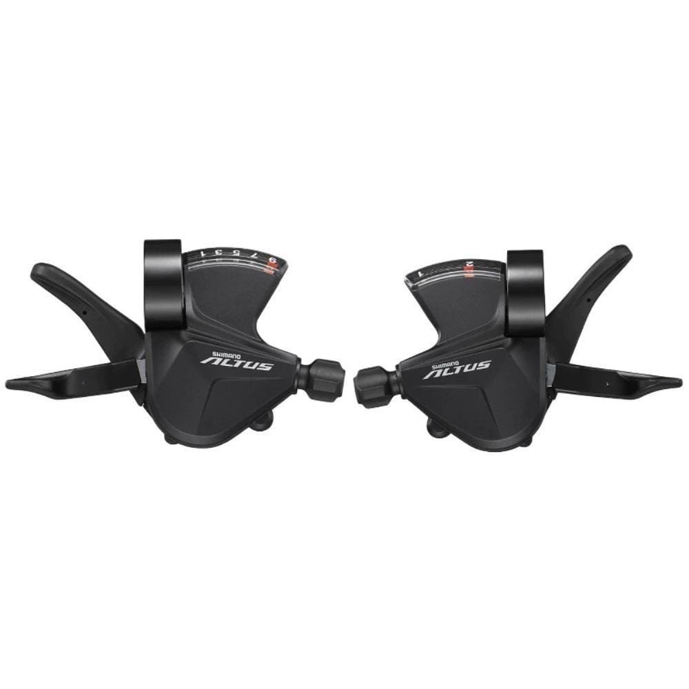 Alavanca de Cambio Altus SL-M2010 com Visor e cabos 18 Marchas par Trocador 2x9v