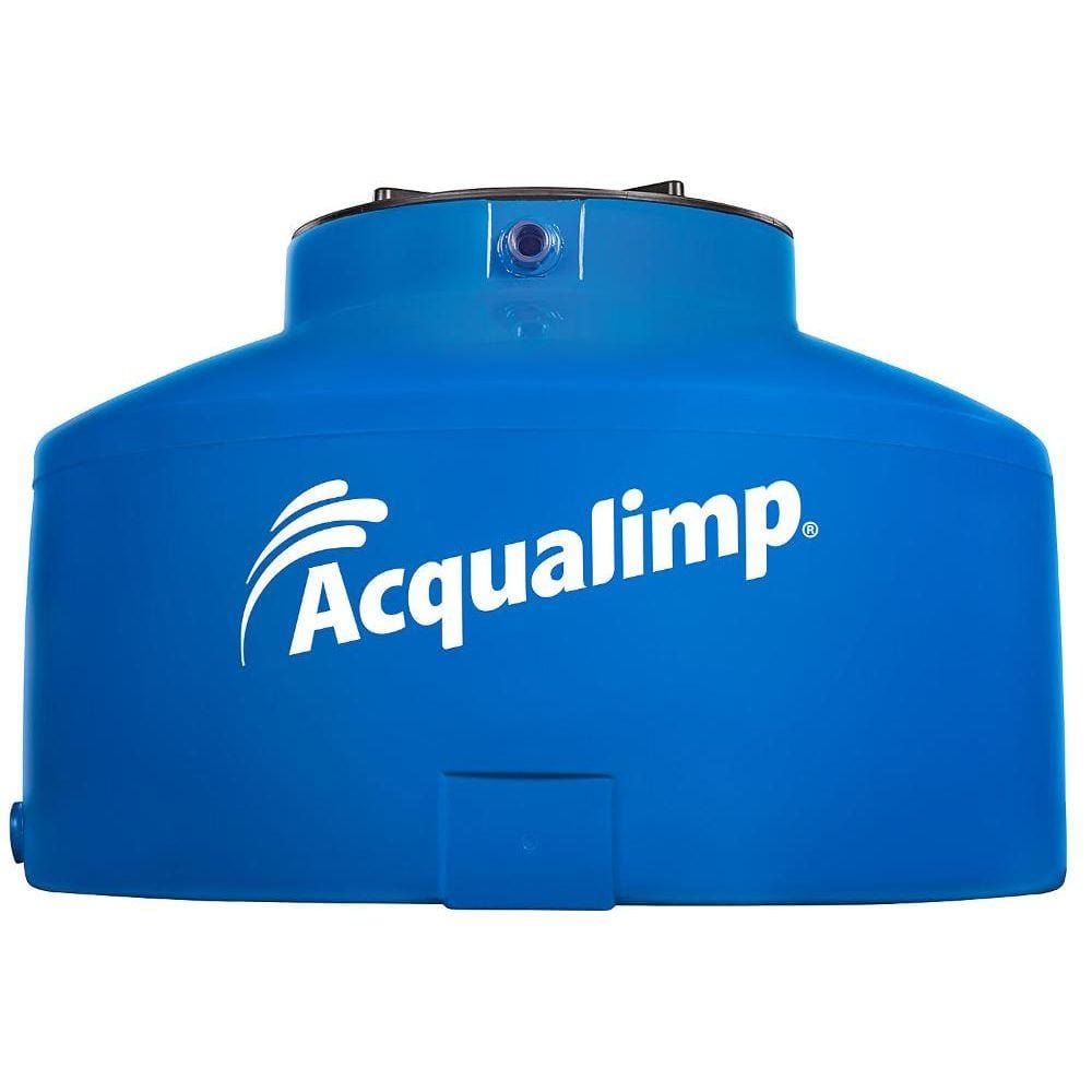 Caixa De Água 1.500L Polietileno Água Protegida Tampa Rosca Azul
