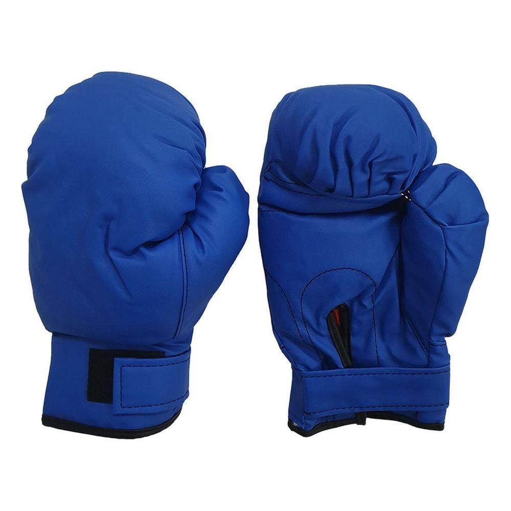 Par De Luva Muay Thai Boxe Azul Masculino E Feminino Azul