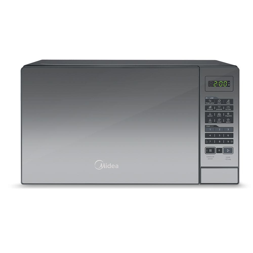 Micro-Ondas Midea 20L Prata Espelhado