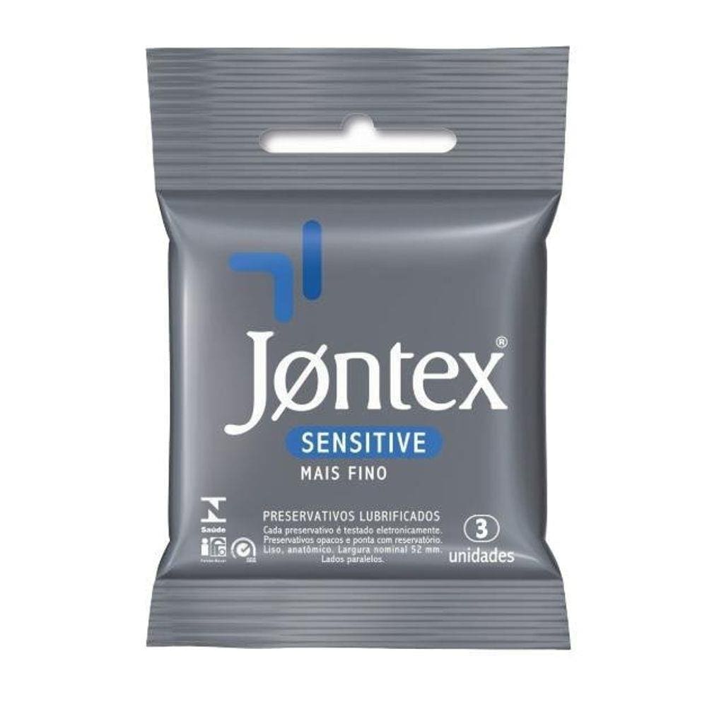 Preservativo Jontex Sensitive 3 Unid