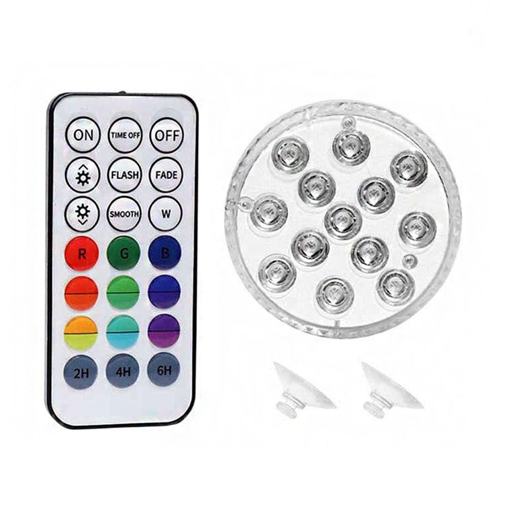 Luminaria LED RGB Controle Remoto Piscina Festa Evento Jardim Decoraçao Iluminaçao Prova d`Agua